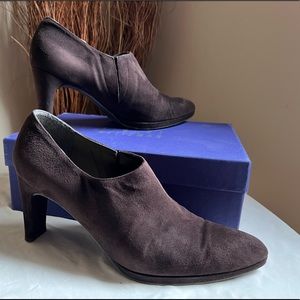 Stuart Weitzman Cola Suede Booties